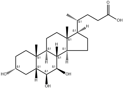 β-Muricholic Acid Structure